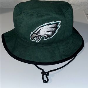 New Era Green and Black Bucket Hat